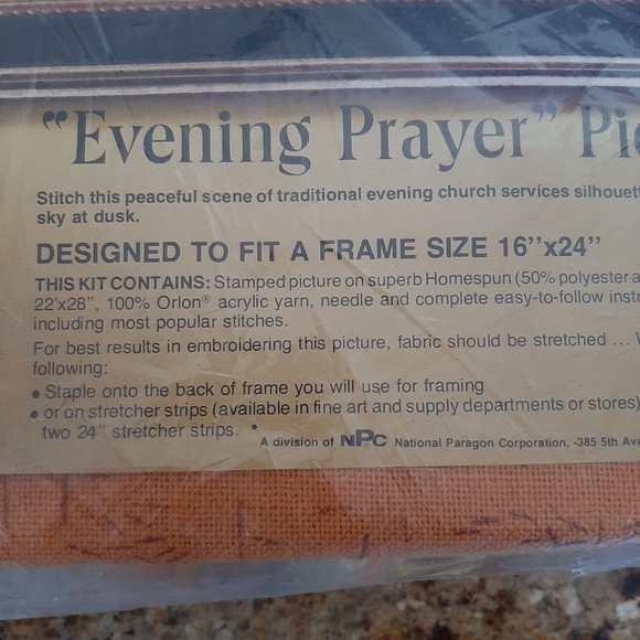 NOS PARAGON CREWEL STITCH KIT - Picture 7 of 11